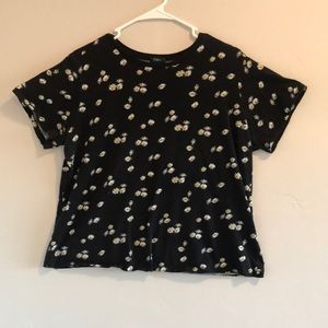 Black Sunflower Tee 🤍